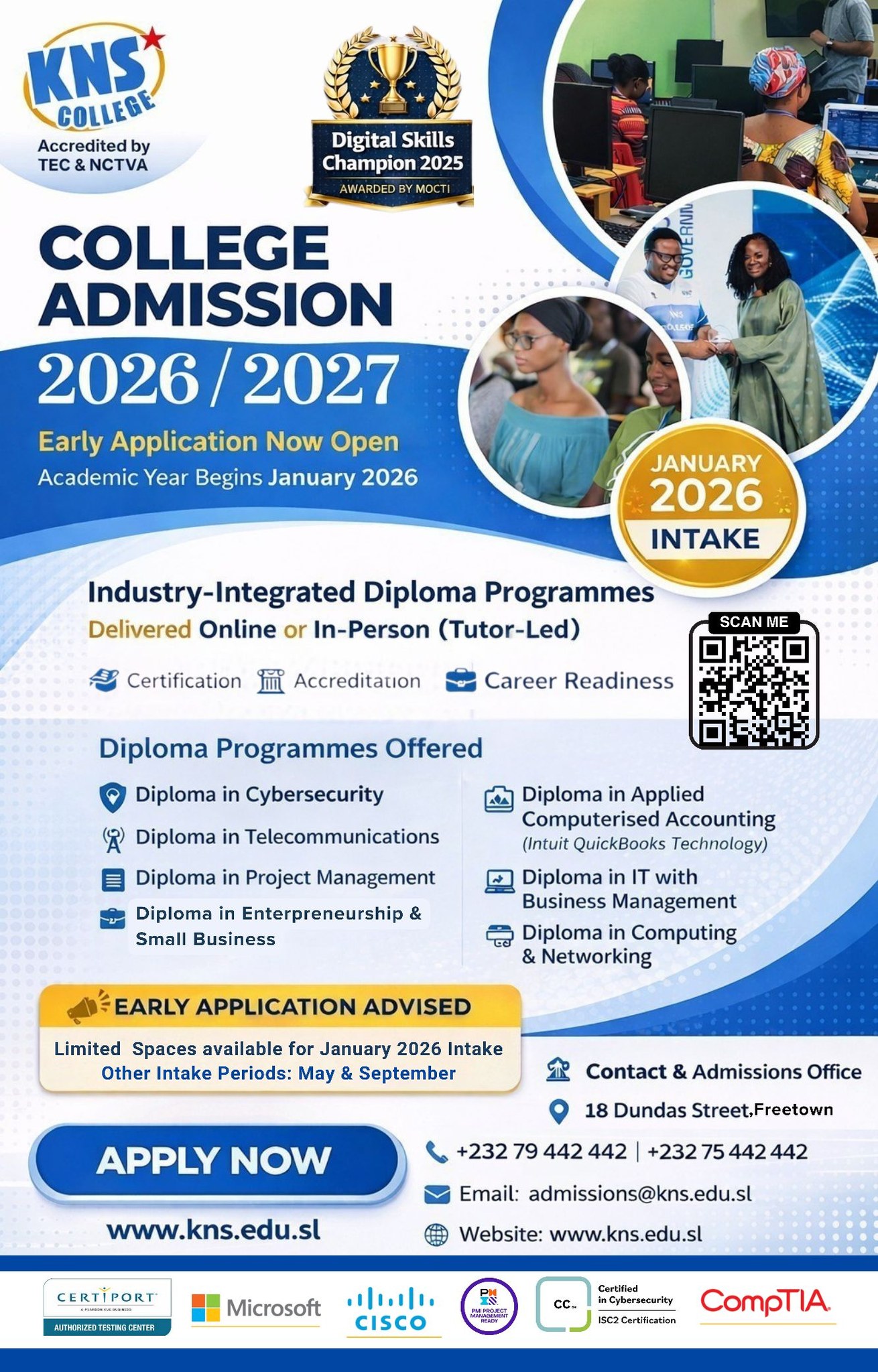 KNS - Admissions Now Open | 2026/2027 Intake 🎓 Your future starts here ...