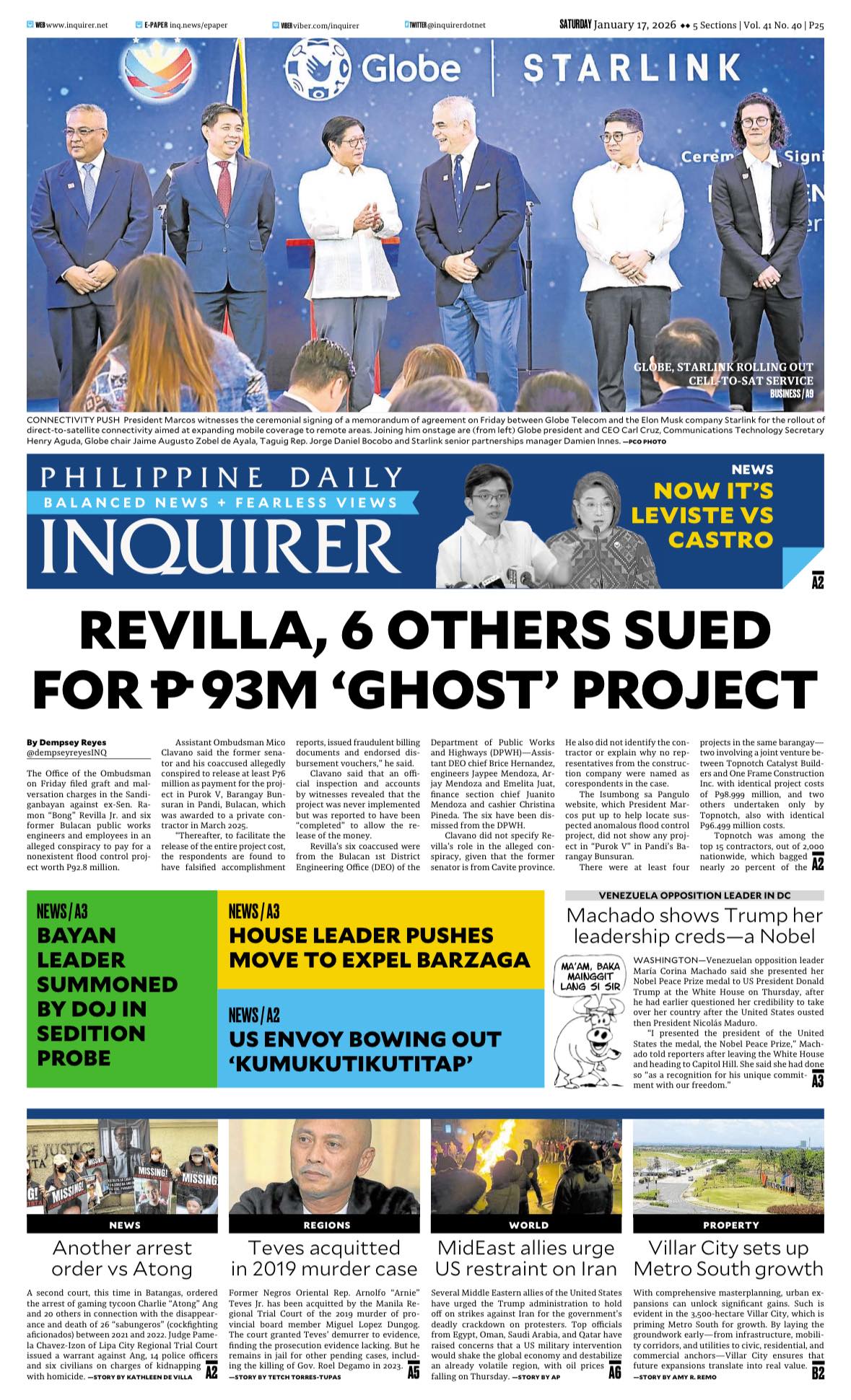 Philippine - Good morning! Here is today's Philippine Daily Inquirer ...