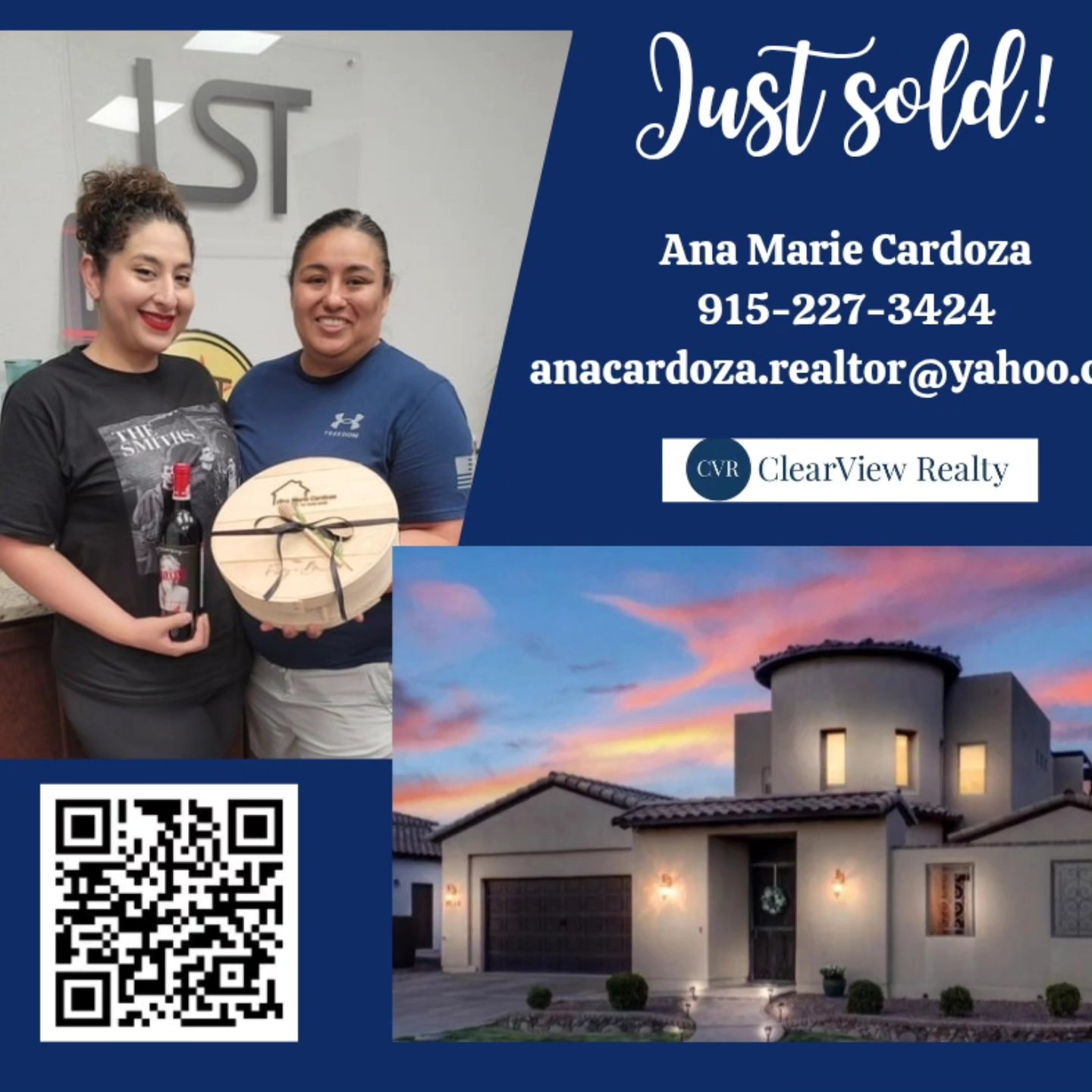 Ana Marie Cardoza - Realtor at ClearView Realty - Congratulations to my ...