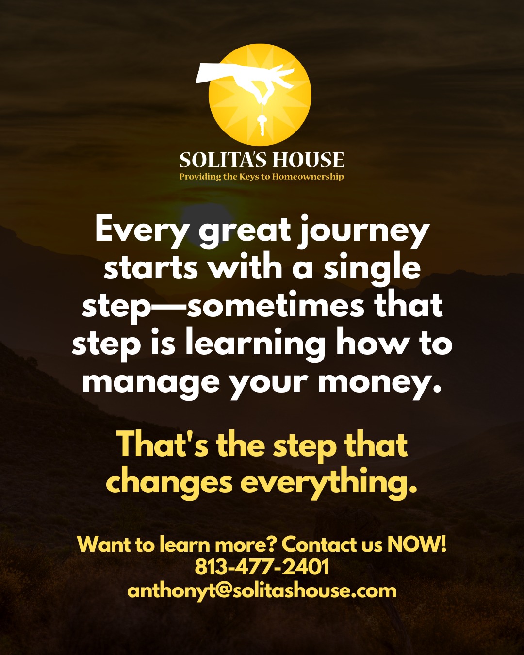 Big dreams start with small steps—and... - Solita's House Inc | Facebook