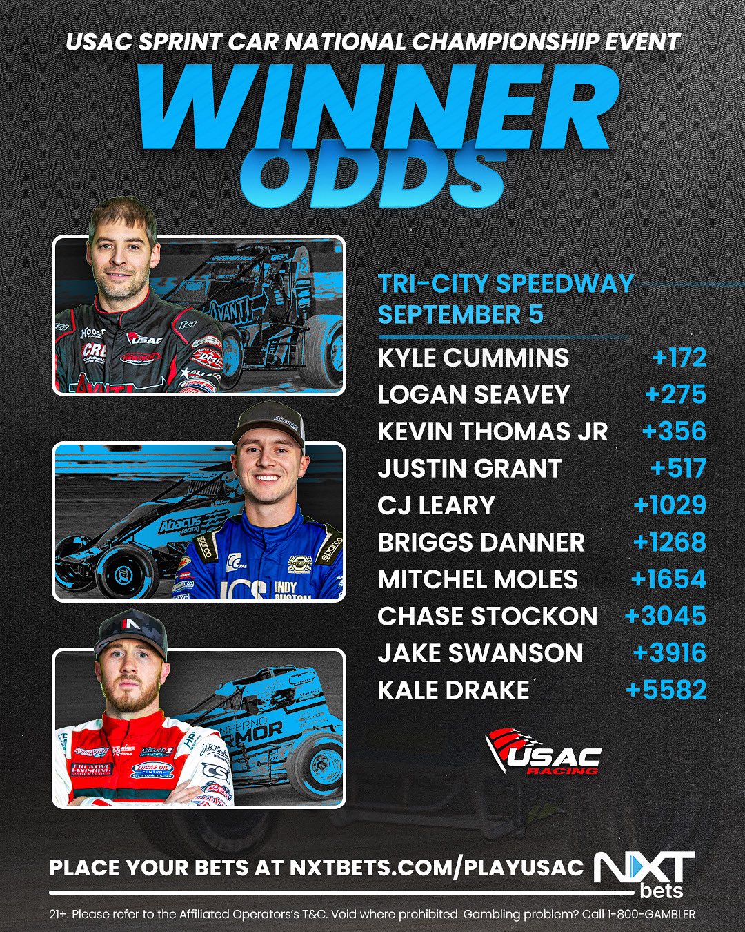 USAC Racing - Best Bets for tonight at Tri-City Speedway!... | Facebook