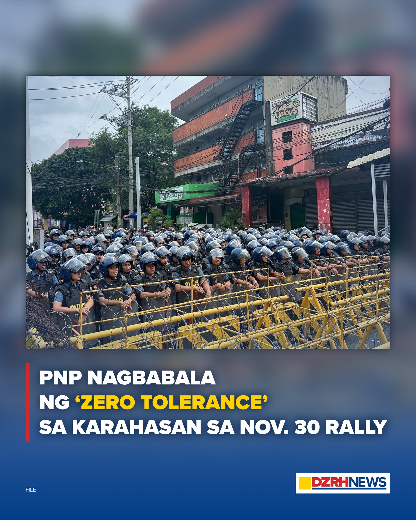 DZRH - Puspusan na ang paghahanda ng Philippine National Police (PNP ...