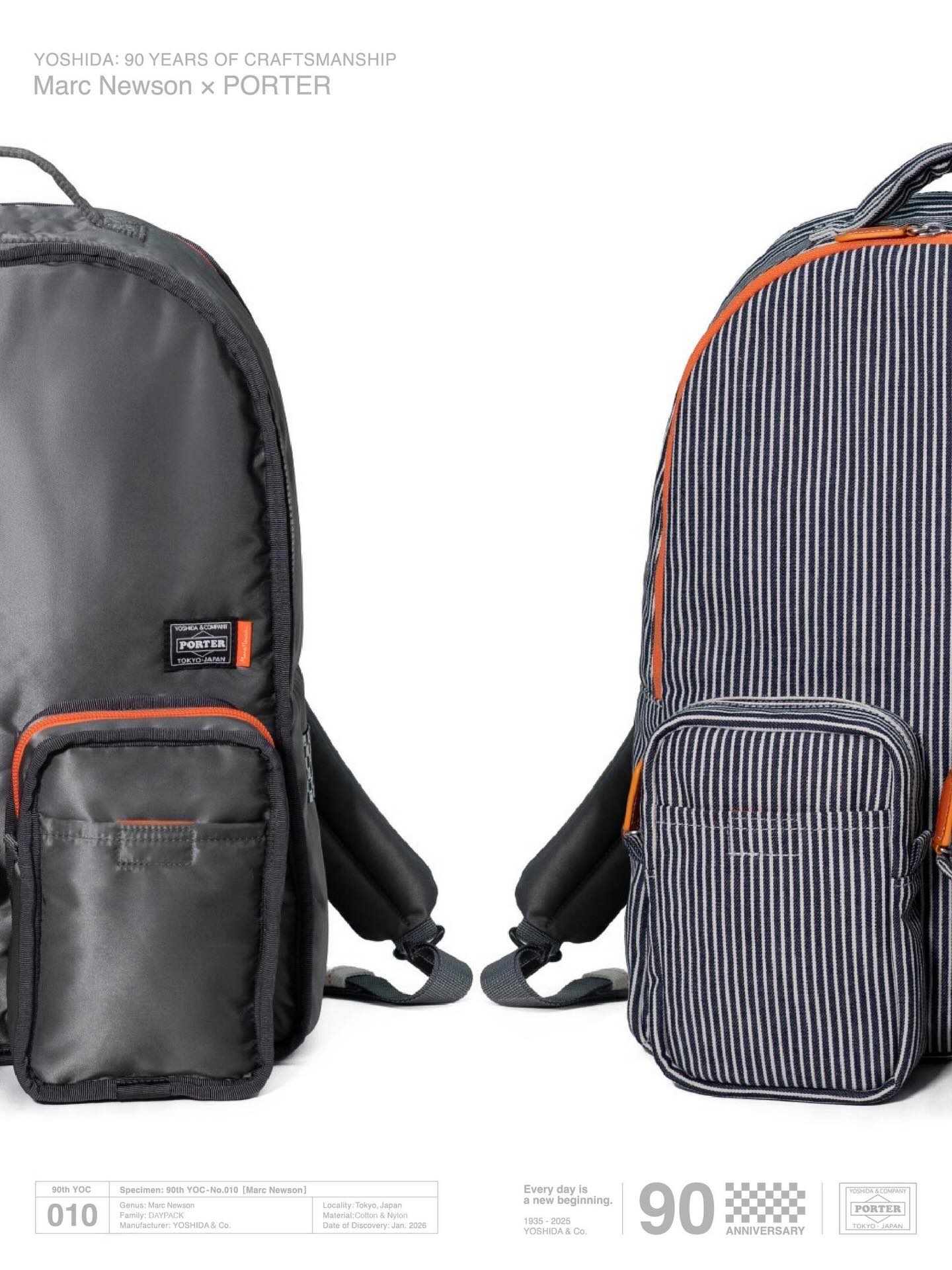 YOSHIDA & Co. 90th Anniversary Project 010「Marc Newson × PORTER