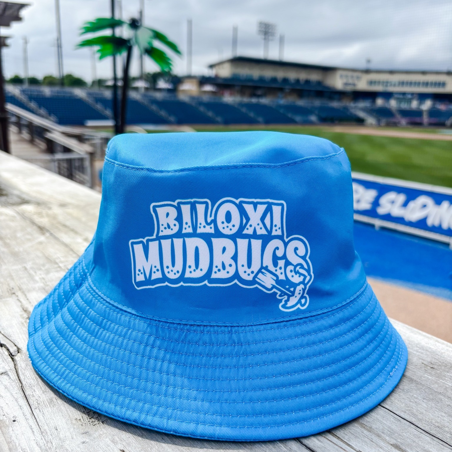 Get yourself a Biloxi Mudbugs Reversible Bucket Hat on Saturday
