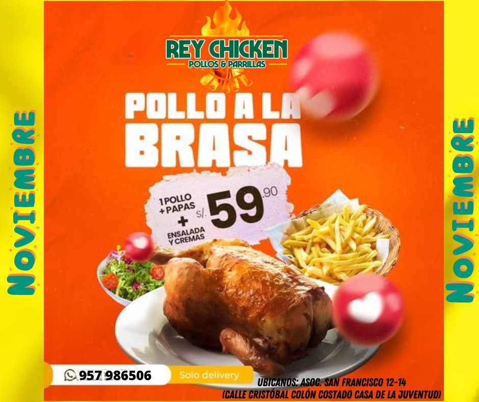 Rey Chicken Pollos y... - Rey Chicken Pollos y Parrillas