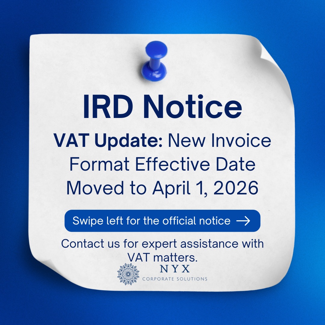 Tax Updates in Sri Lanka - NYX Corporate | Maharagama