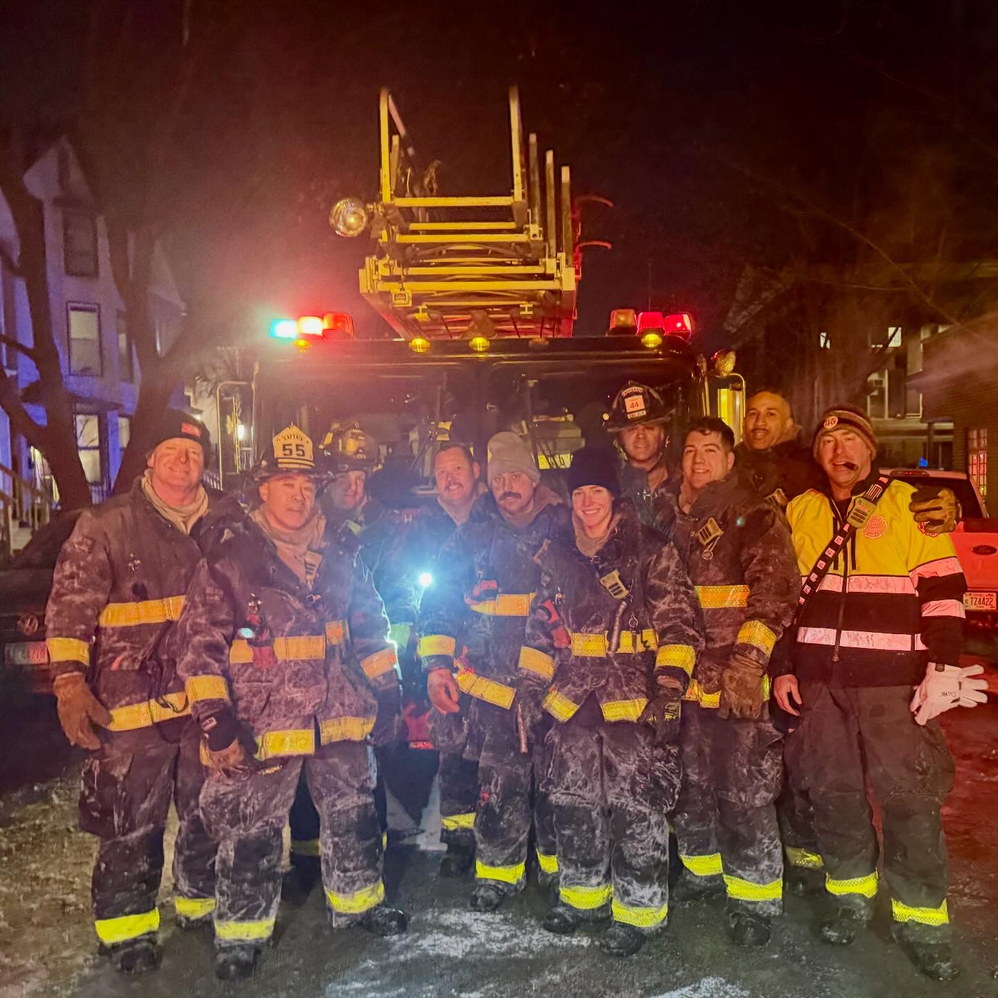 Chicago - 1st shift going to work on record breaking below zero temps ...