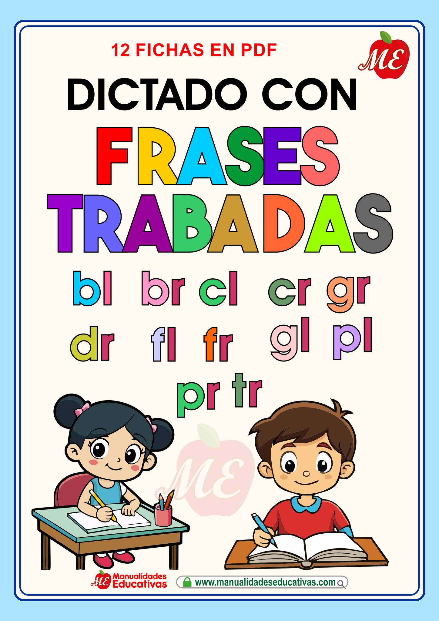 DICTADO CON FRASES TRABADAS (12... - Material Educativo | Facebook