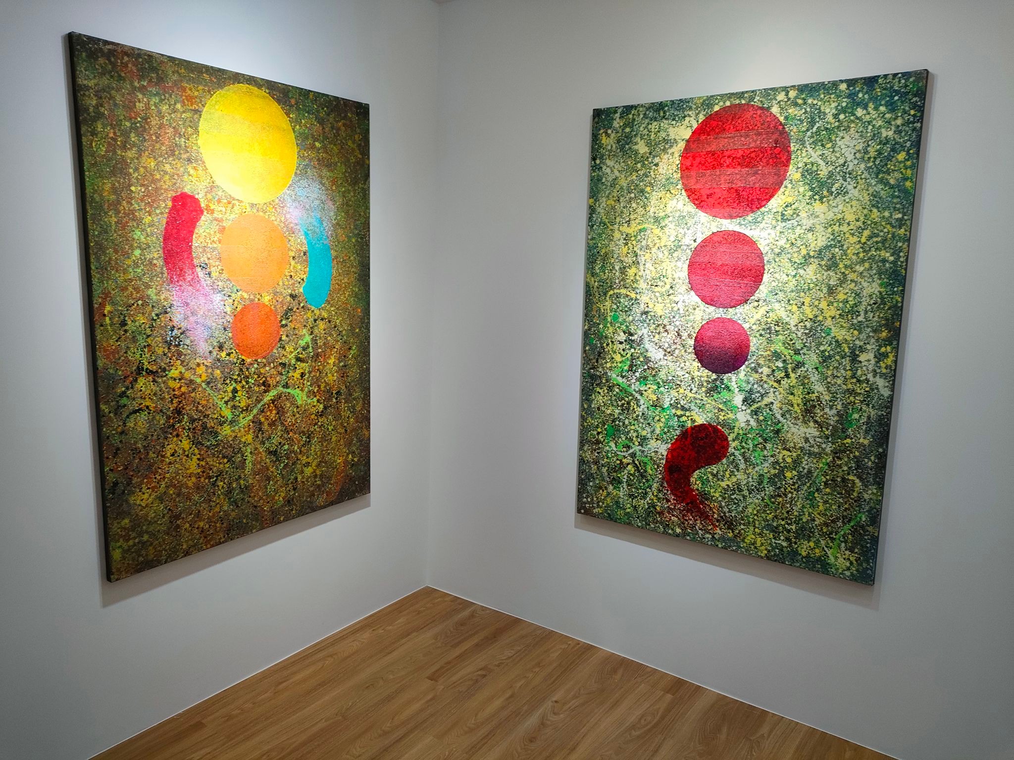 日帝藝術Helios Gallery - 回顧黃銘昌老師2012年於北美館大展《一方心田》 【黃銘昌 秋日禾 油彩畫布 140.5 x 202 ...