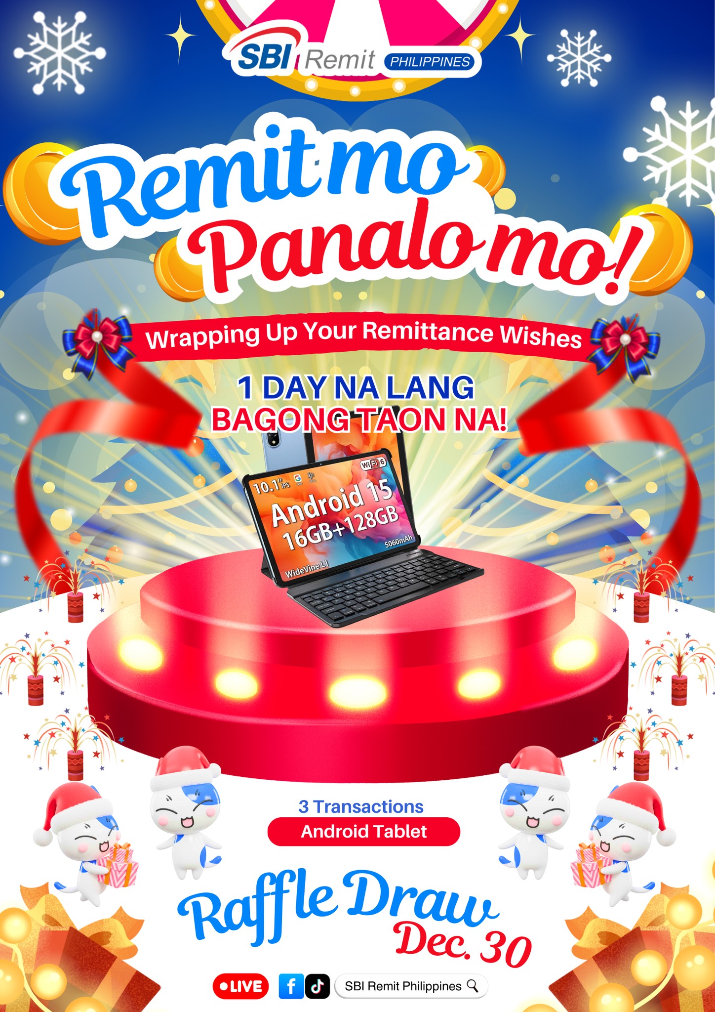 SBI - 1 DAY NA LANG BAGONG TAON NA! 😻🎇 Tuloy-tuloy lang ang pagpapadala ...