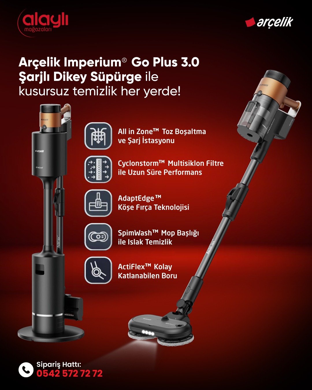 Alaylı - 🧹 Arçelik Imperium® Go Plus 3.0 ile Tanışın! Kusursuz temizlik ...