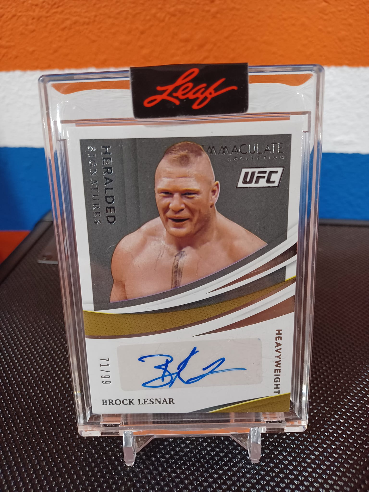 Is a 1/1 Brock Lesnar relic card a solid pull?