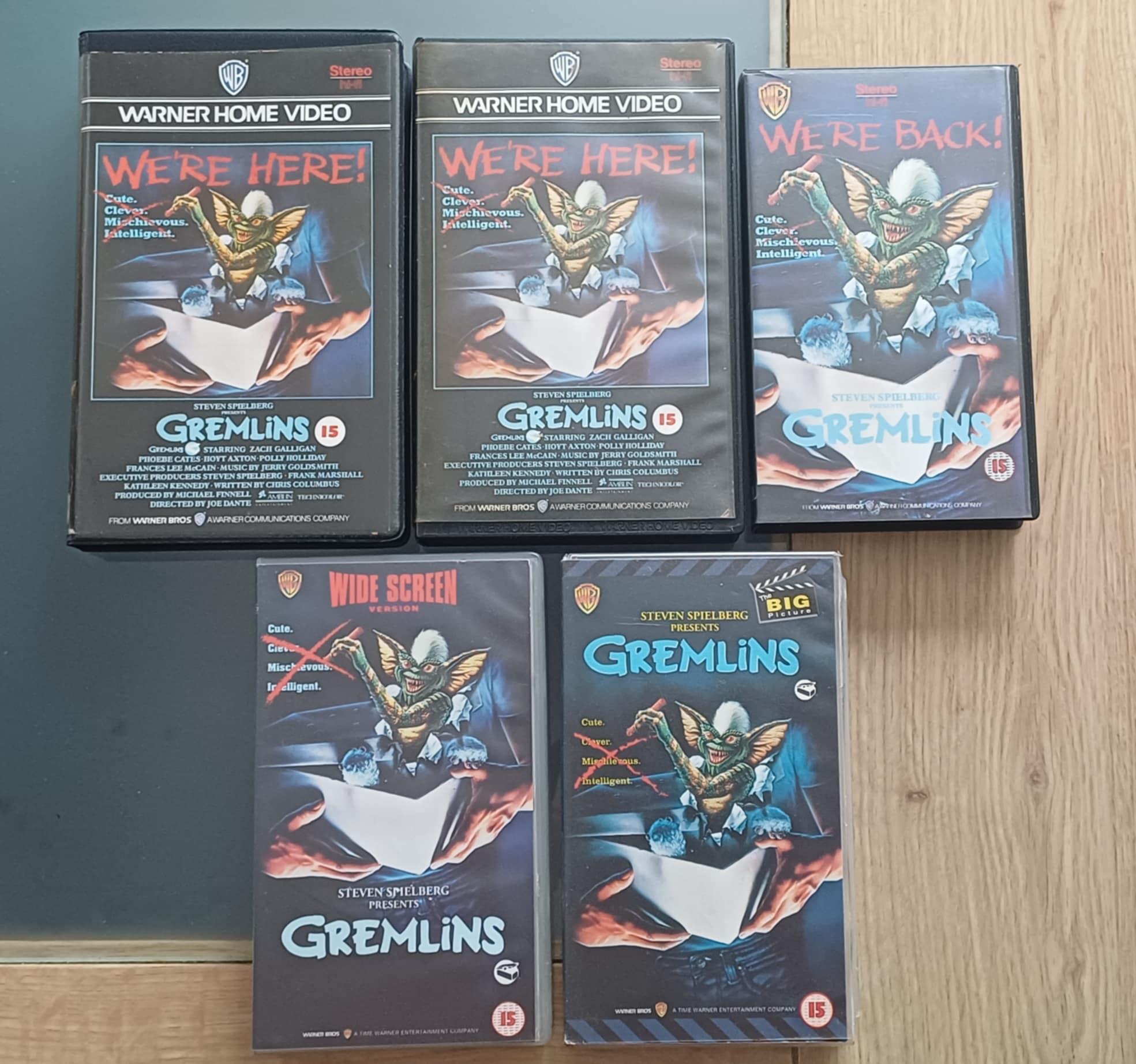 Managed to grab a 1993 Wide Screen VHS to add to my Gremlins