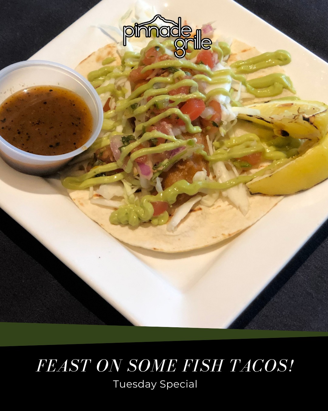 Pinnacle Grille - Seafood tacos with serious flavor? Yes,... | Facebook
