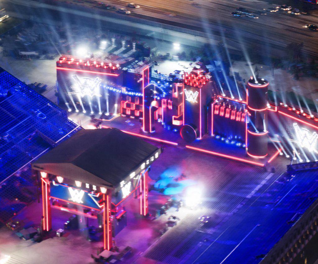 Wrestlelamia.com - The Royal Rumble stage looks bigger than ...