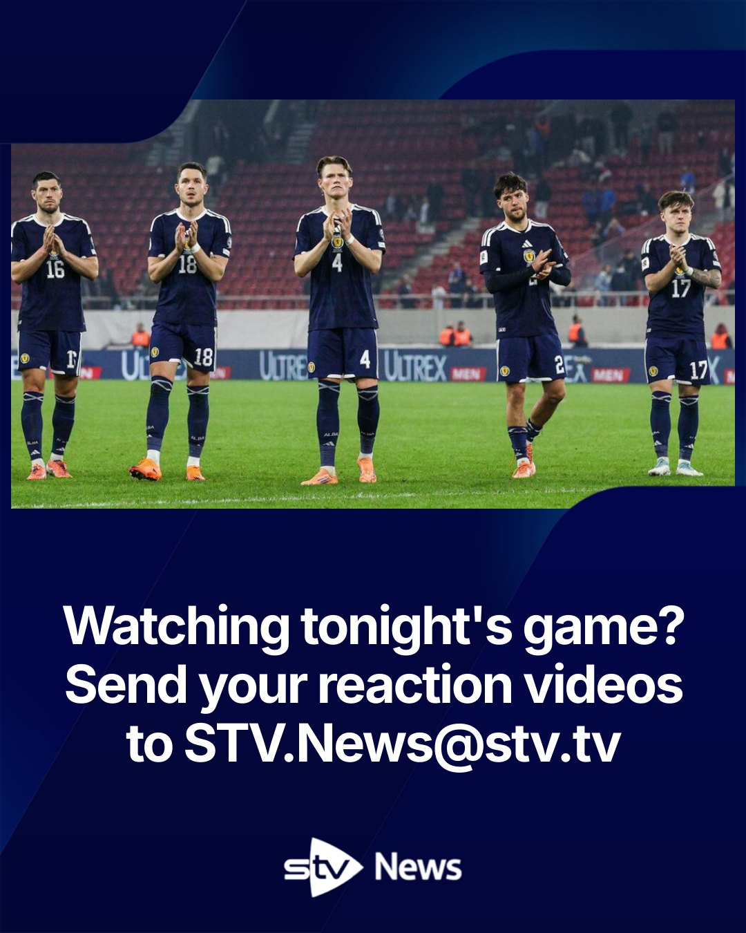 STV - World Cup 2026 Qualifier Scotland v Denmark Watching tonight's ...