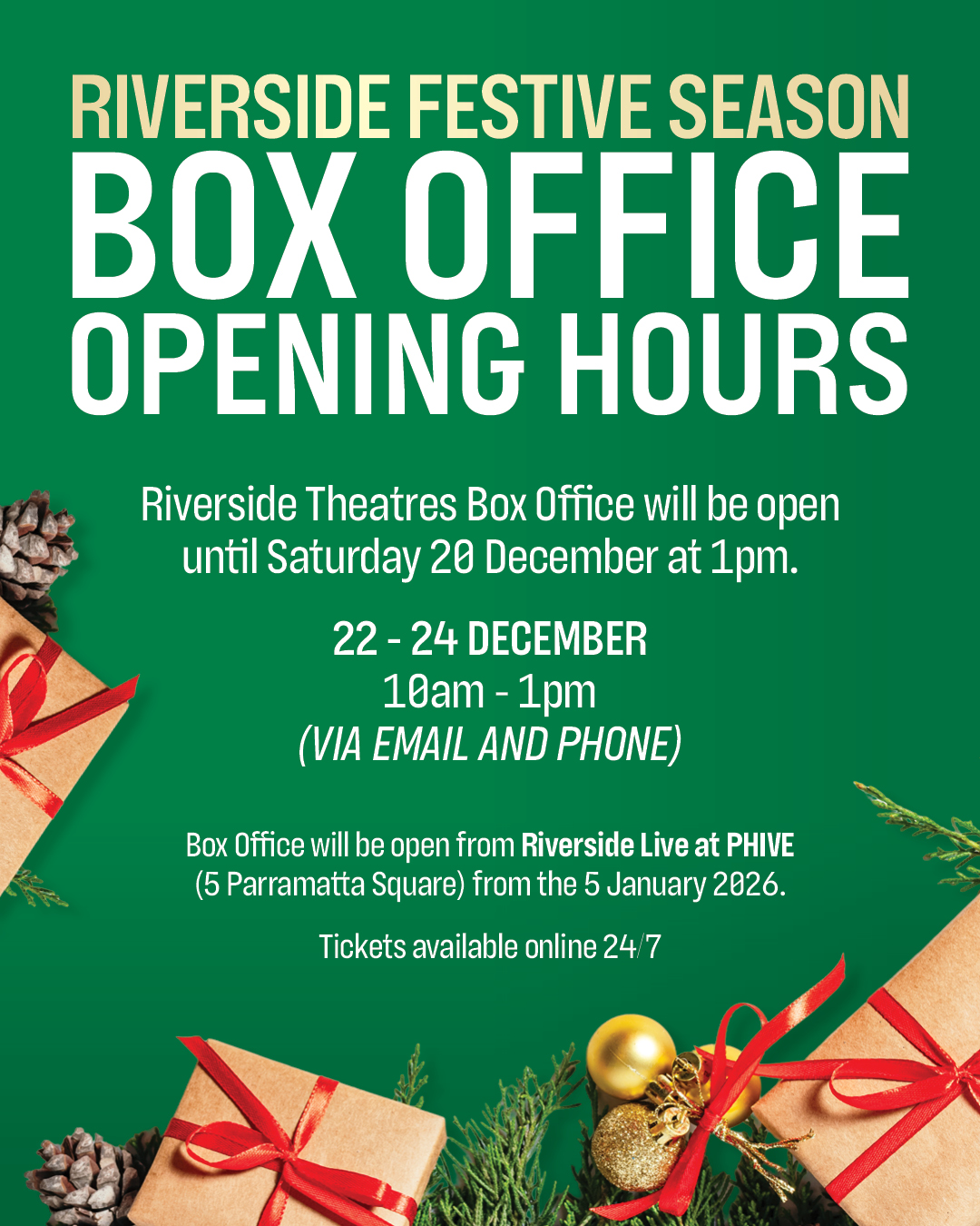 Riverside Theatres | Parramatta NSW