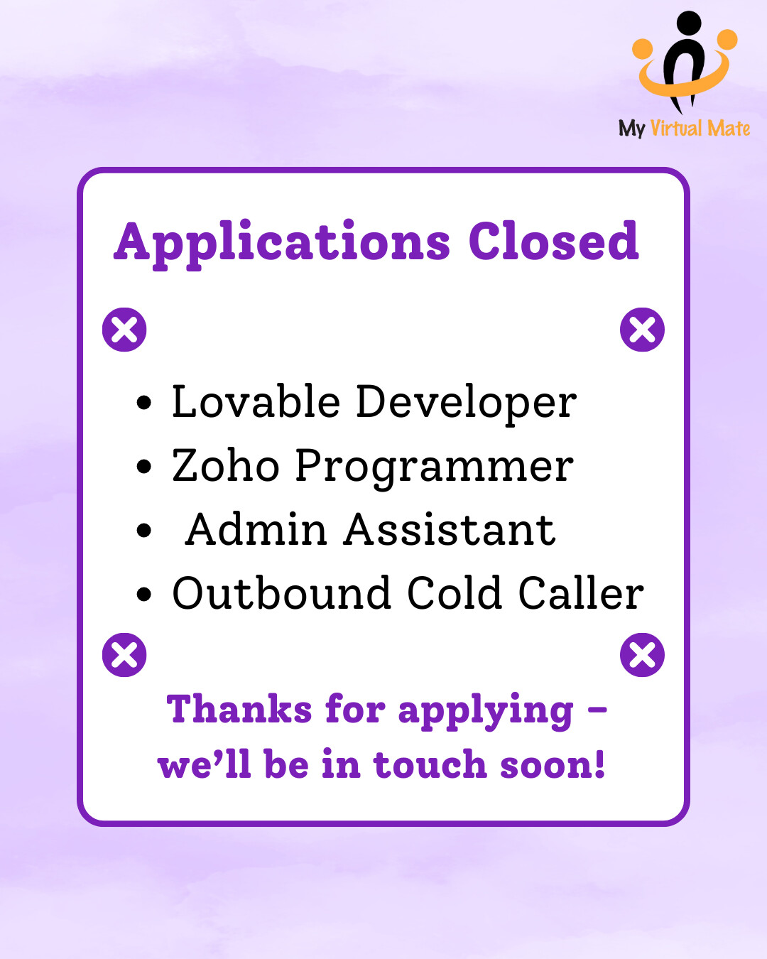 My - 🚨 Applications Closed! 🚨 We are grateful for the overwhelming ...