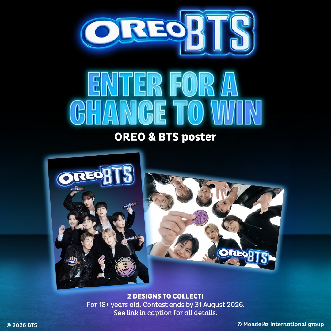 OREO & BTS are calling. Enter for a chance to win an OREO & BTS