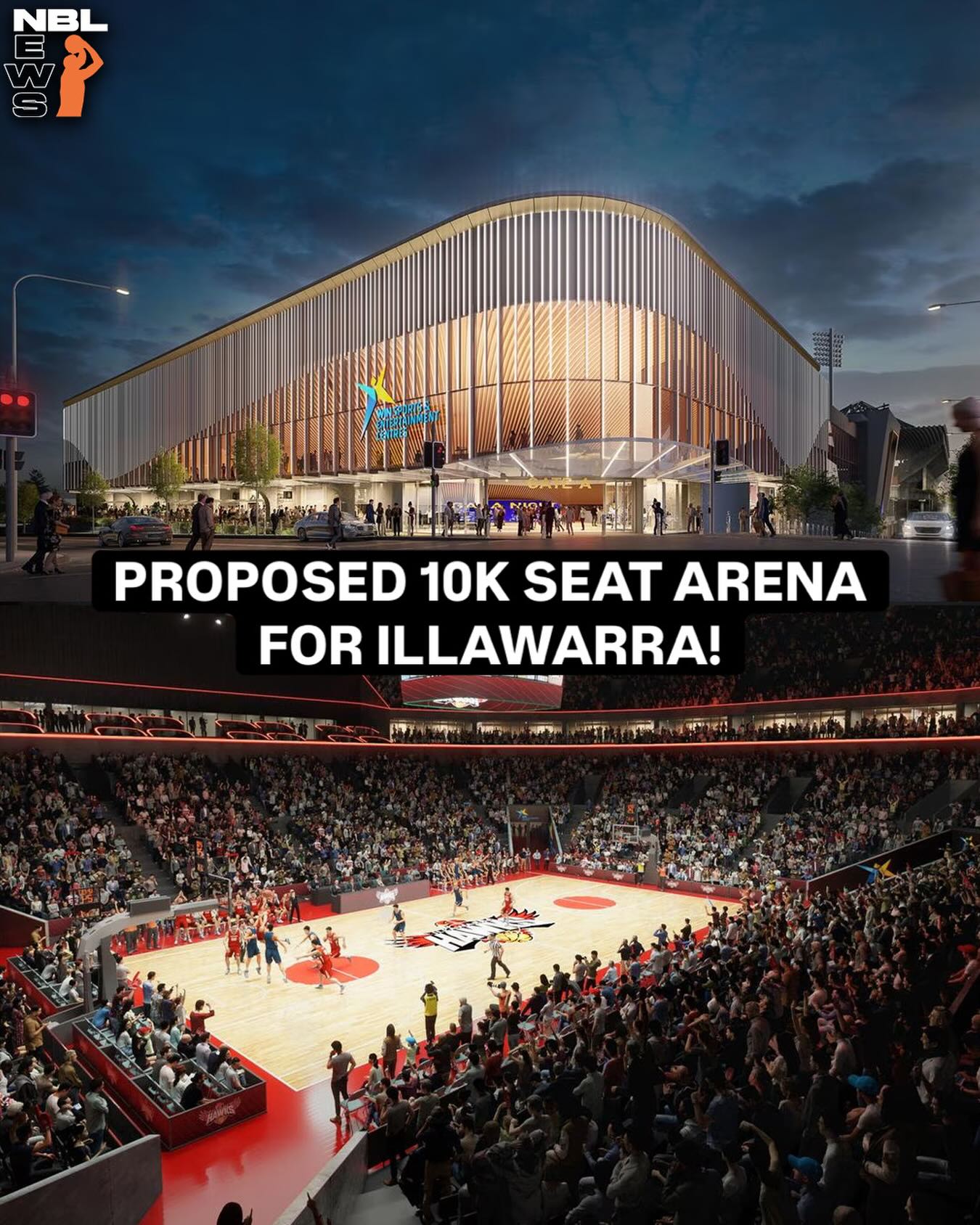 NBL News - New Arena for The Hawks? 👀 The Win... | Facebook
