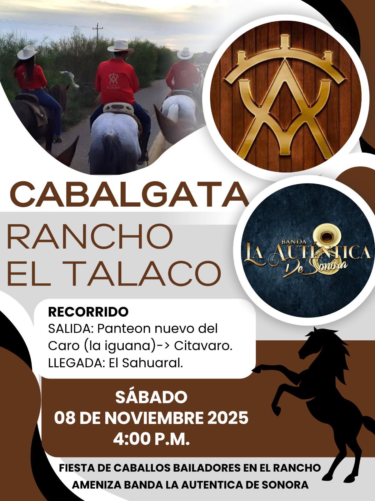 Rancho - ¡SE LLEGO LA FECHA! CABALGATA TRADICIONAL DE RANCHO EL TALACO ...
