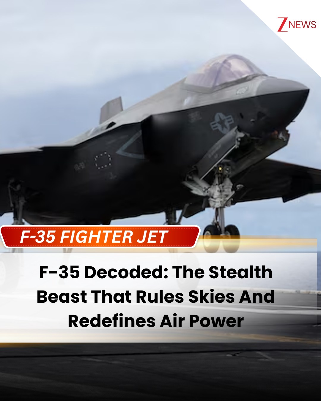 Zee - ABC Of F-35 : Why America’s Stealth Fighter Jet Controls Skies ...