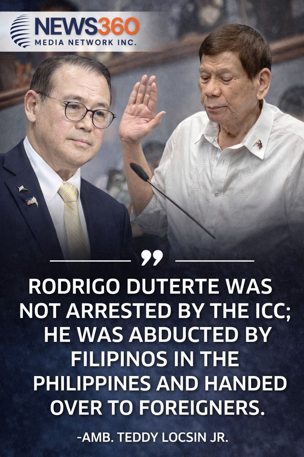 News360 - EX-PRES DUTERTE HINDI INARESTO KUNDI “IPINAGKANULO” NG KAPWA ...