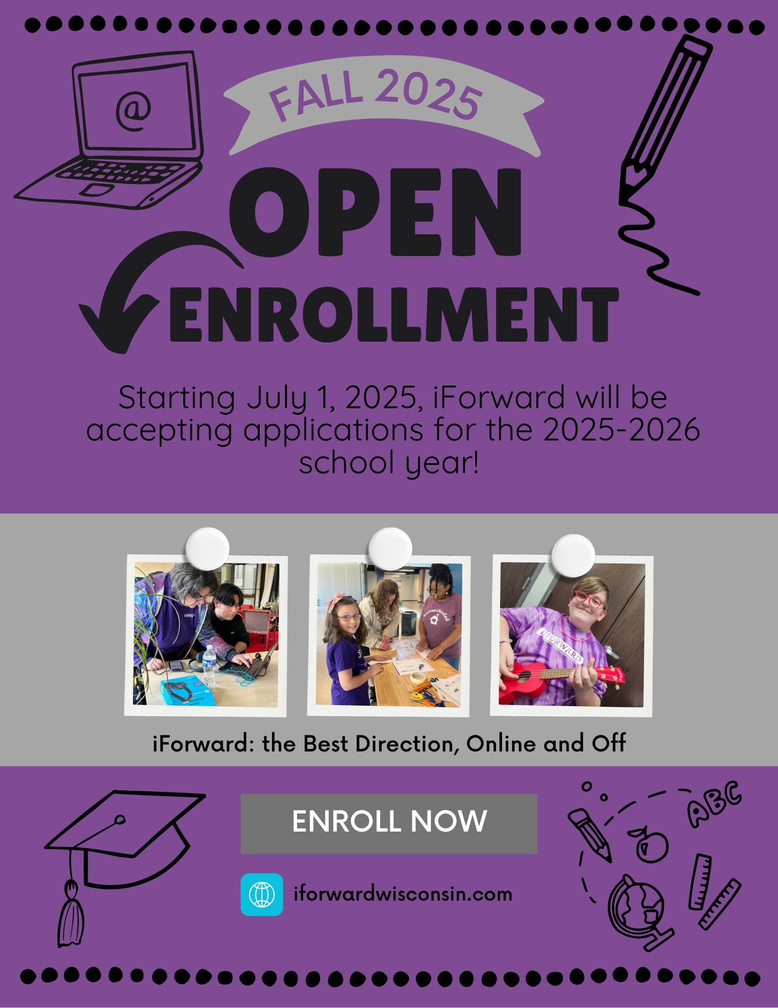iForward: - 🎉Exciting News! Enrollment for the 2025-2026 school year ...