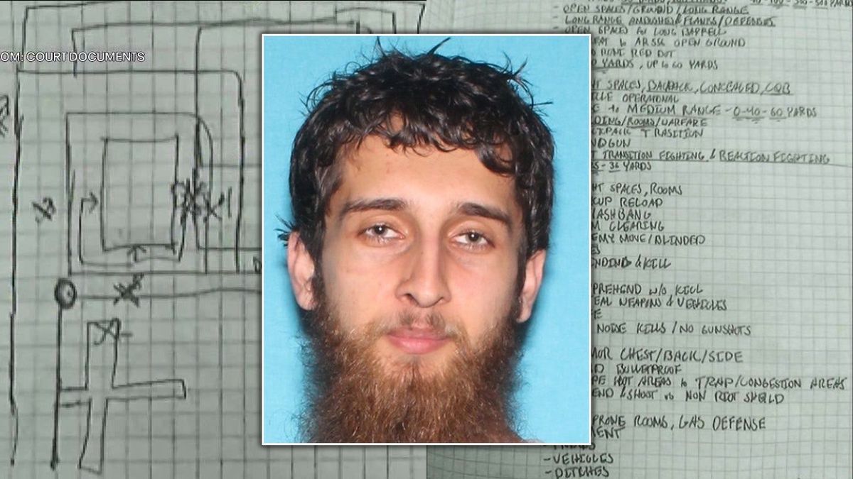 FOX - Newly released court documents show notebook pages scrawled with ...