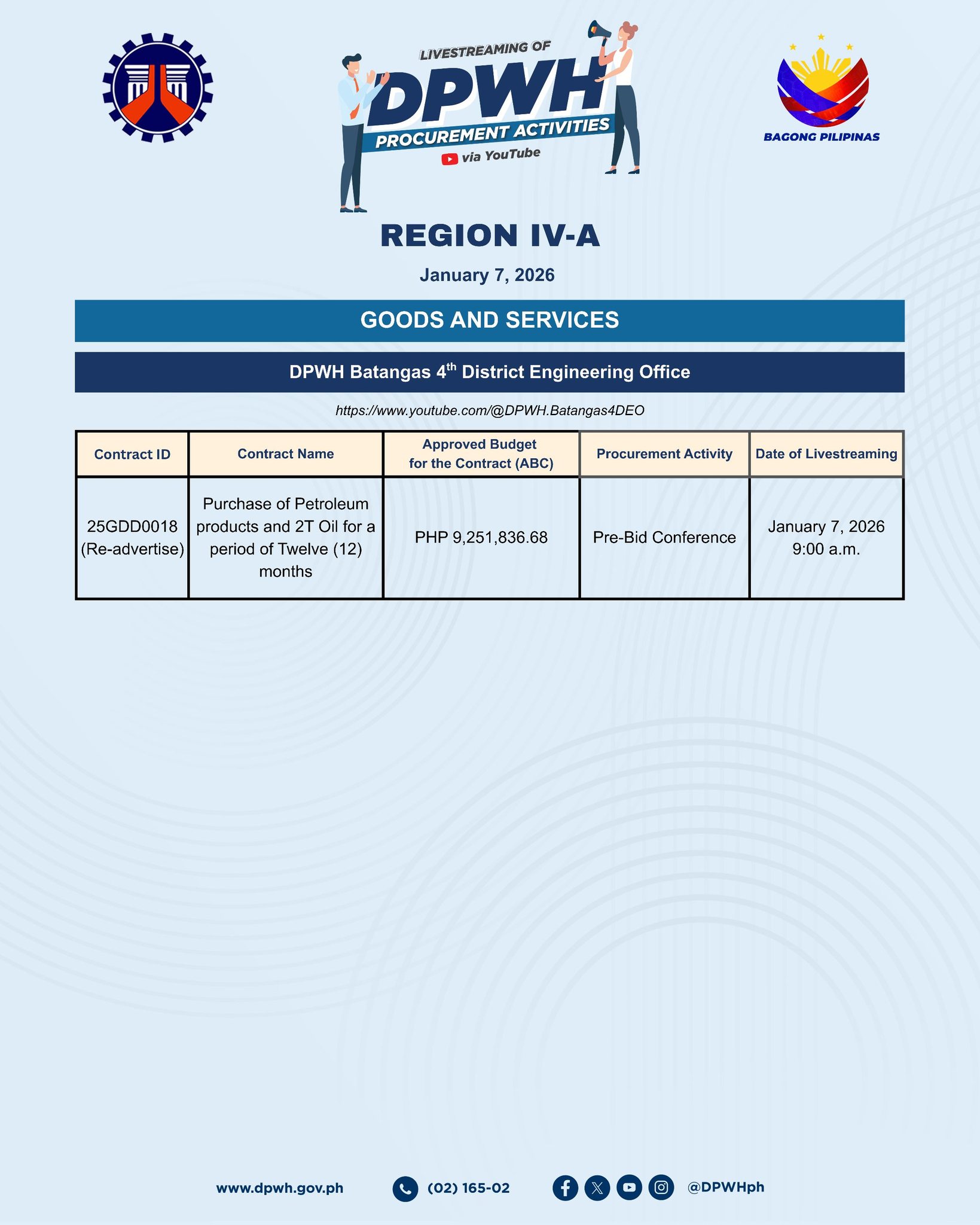 DPWH Region IV-A | Calamba