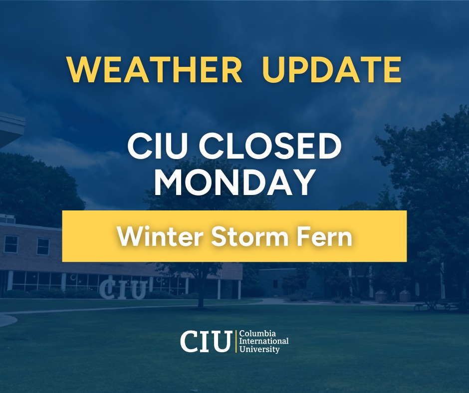 UDPATE as of 1/25/26 @... - Columbia International University | Facebook