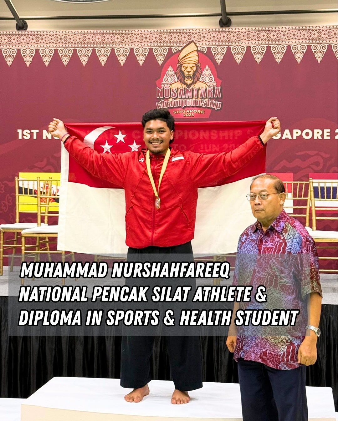 Diploma in Sports & Health student, Muhammad Nurshahfareeq, won the ...