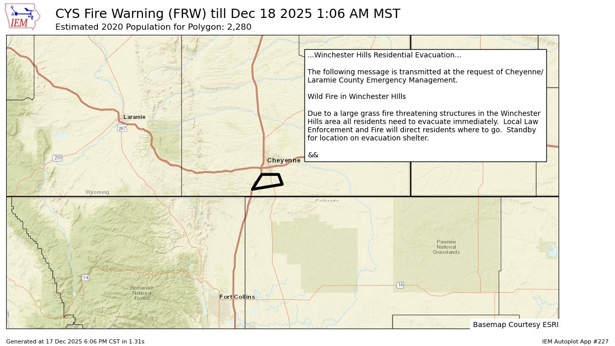 US - Update 7:42 PM - The evacuation order has been lifted. Some road ...