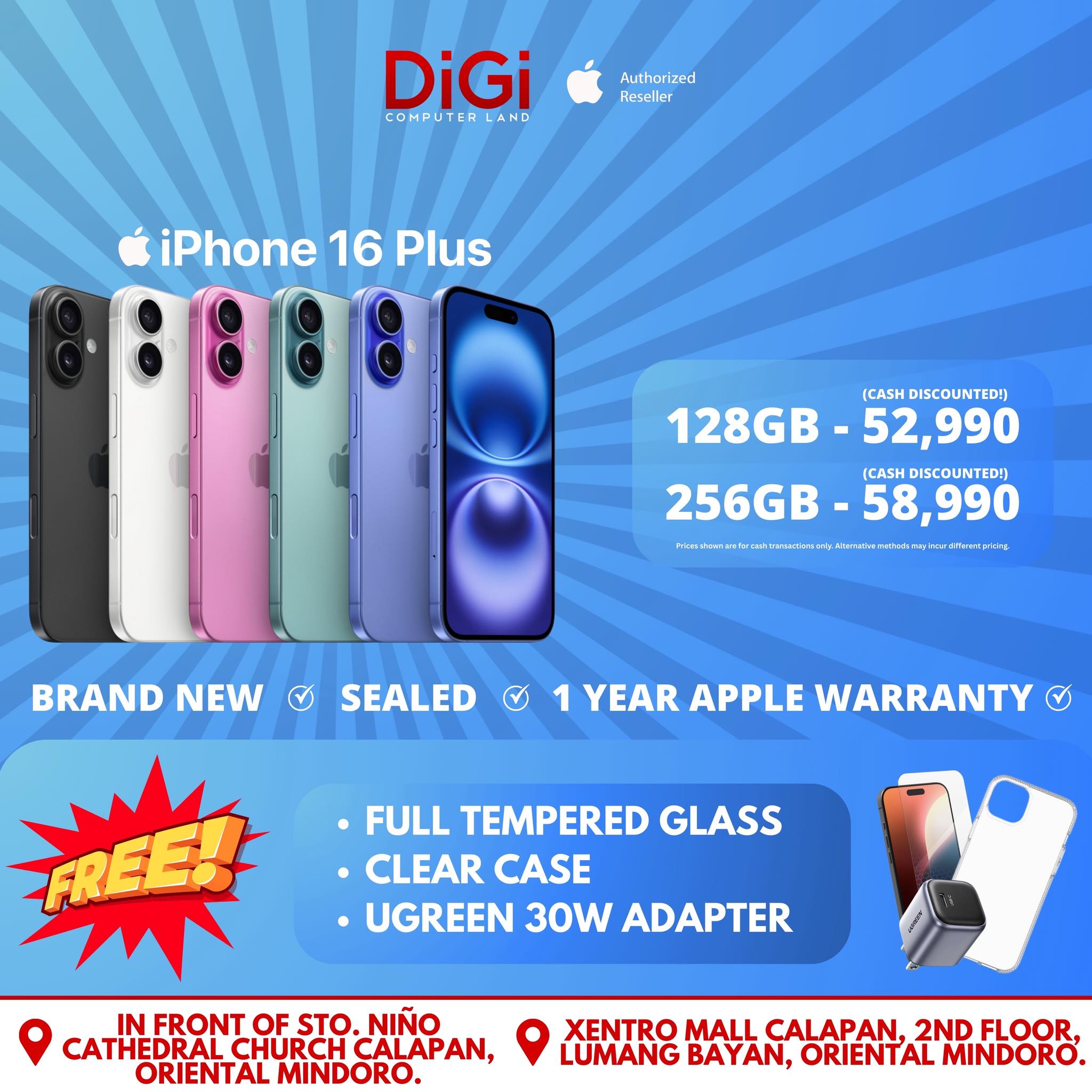 DiGi - All brand new and sealed 1 Year Apple Warranty with Exclusive ...
