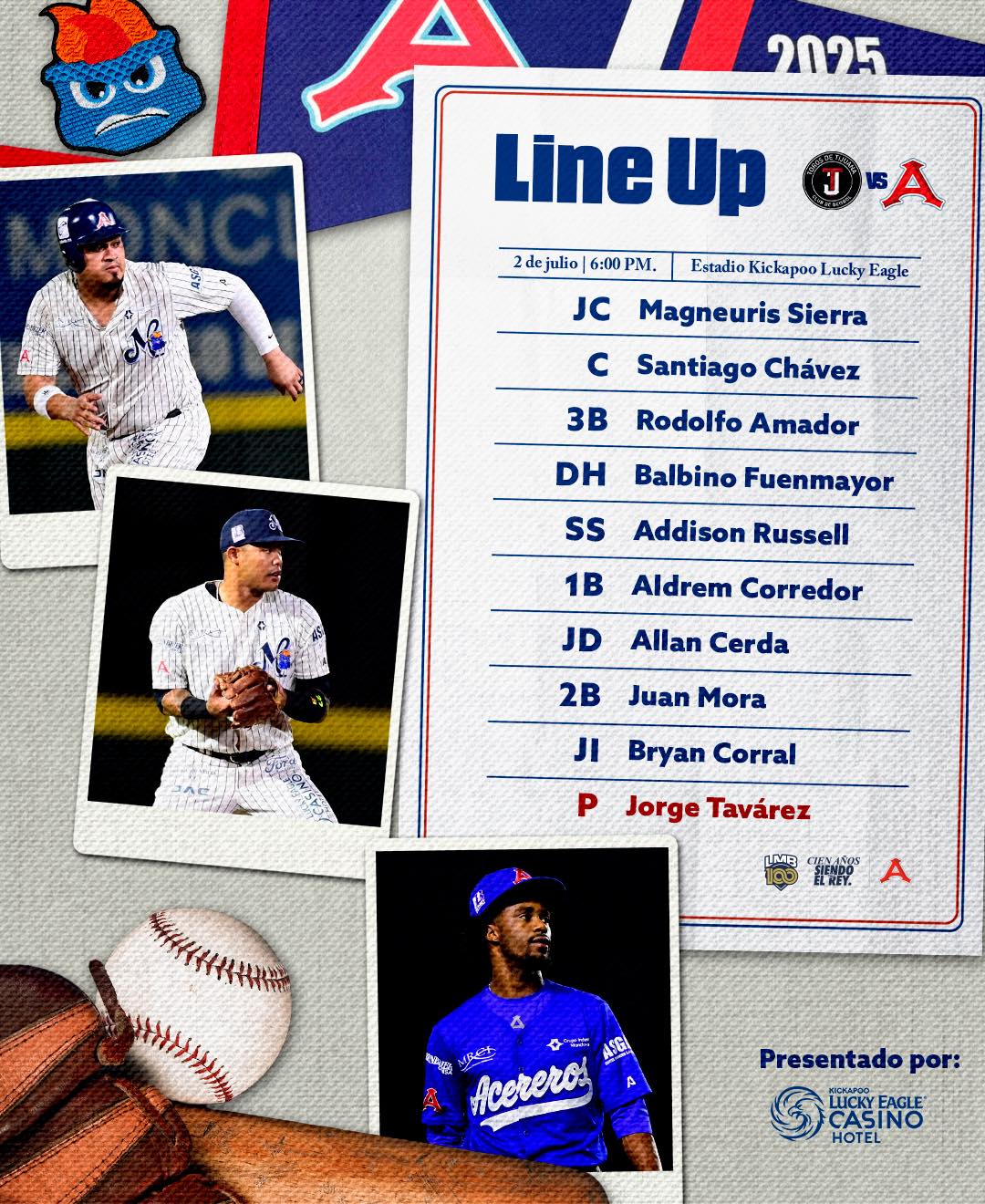 Acereros - DURO ACEREROS 💙 Este será nuestro line up para el primer ...