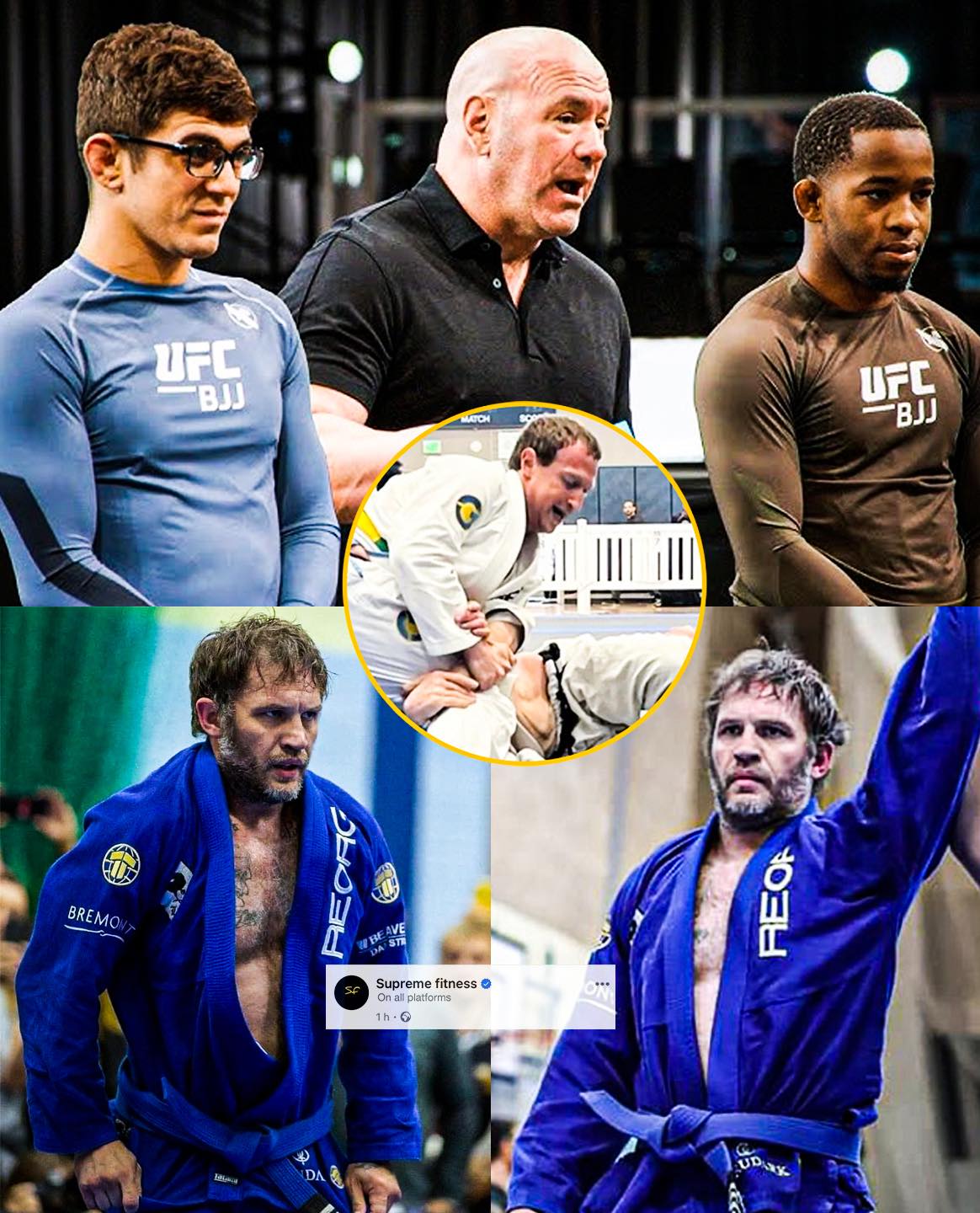Supreme - Dana White wants Tom Hardy and Mark Zuckerberg in #UFCBJJ 😳🔥 ...