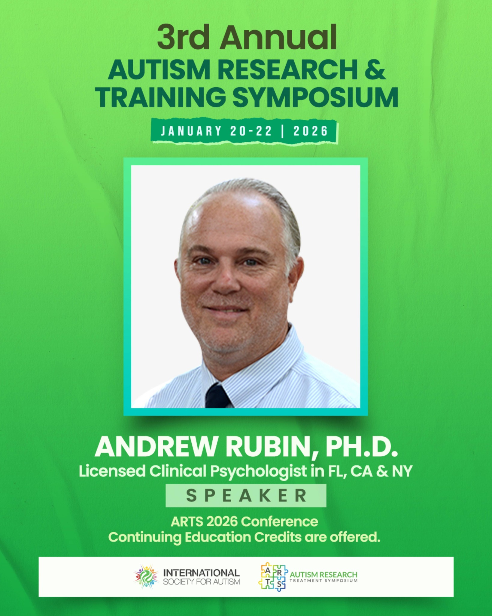 New - We’re proud to welcome Dr. Andrew Rubin to ARTS 2026! Founder of ...