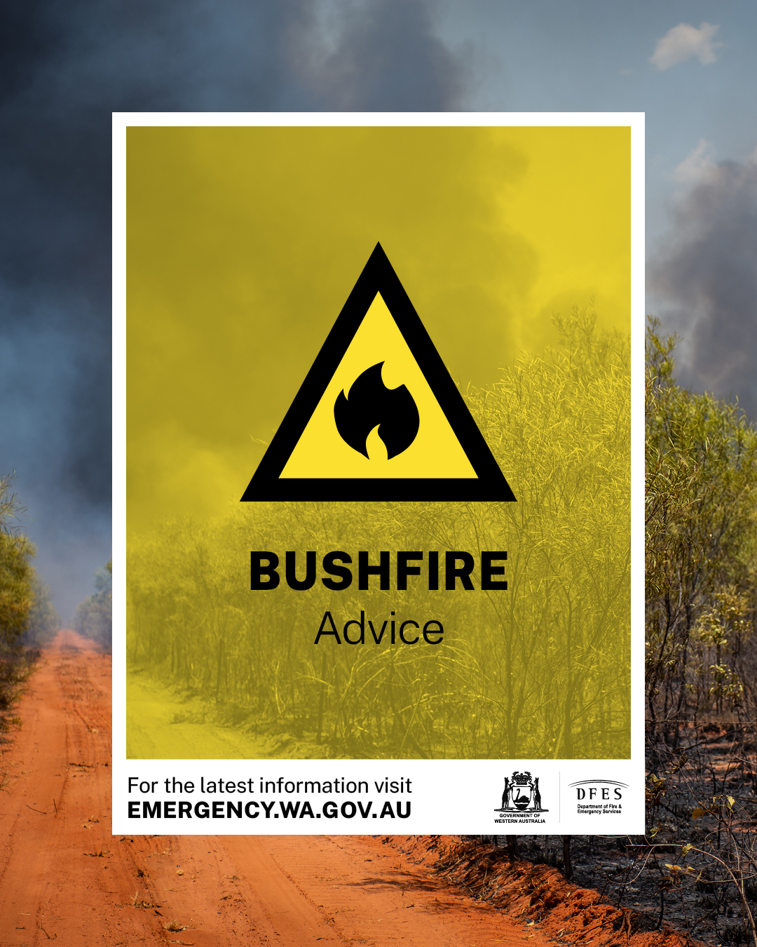 Department - 🔥 Bushfire Advice - MONITOR CONDITIONS - MARBLE BAR 🔥 Date ...