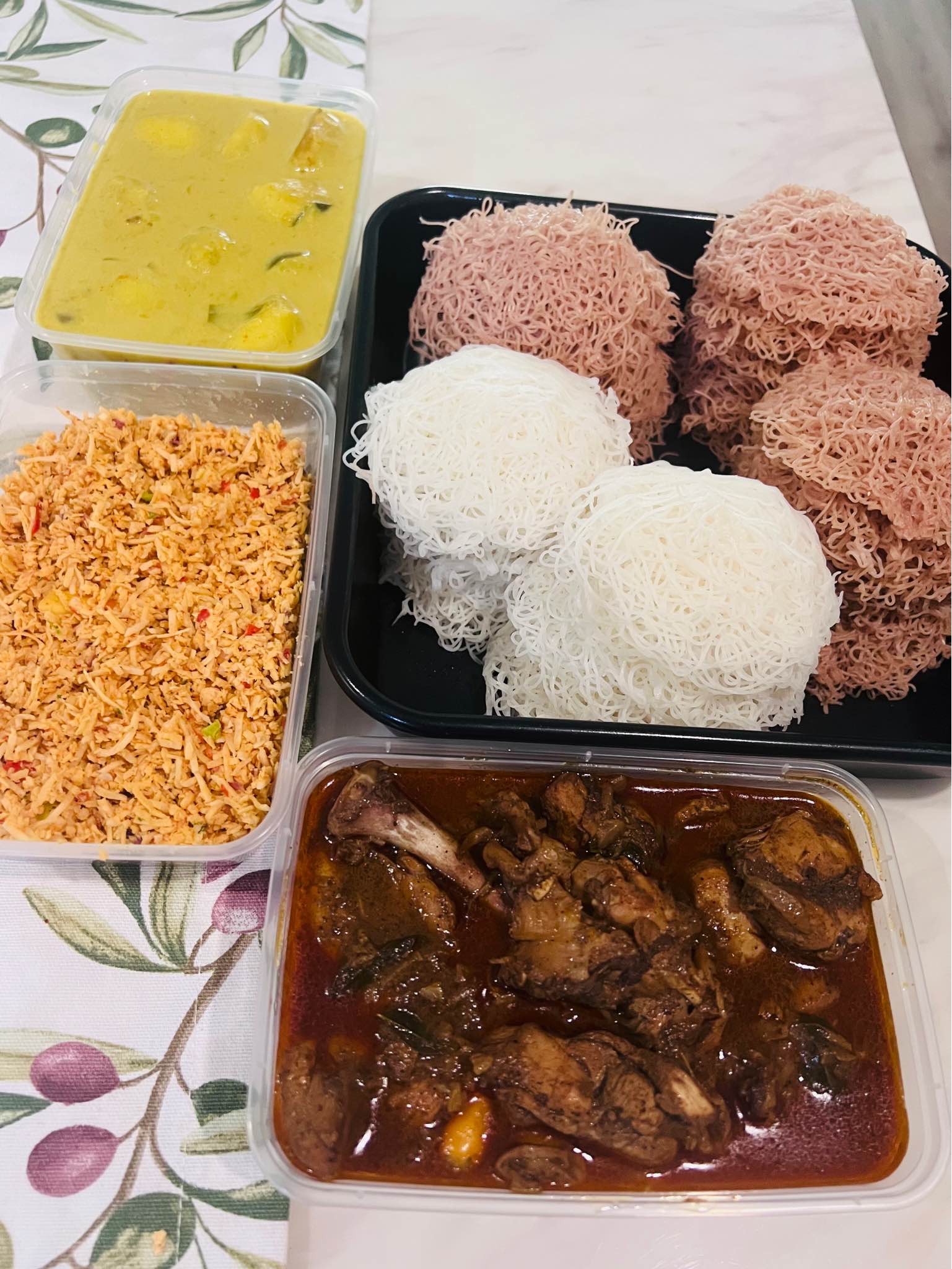 Home-made Sri Lankan String Hoppers & Curries Available - Food ...