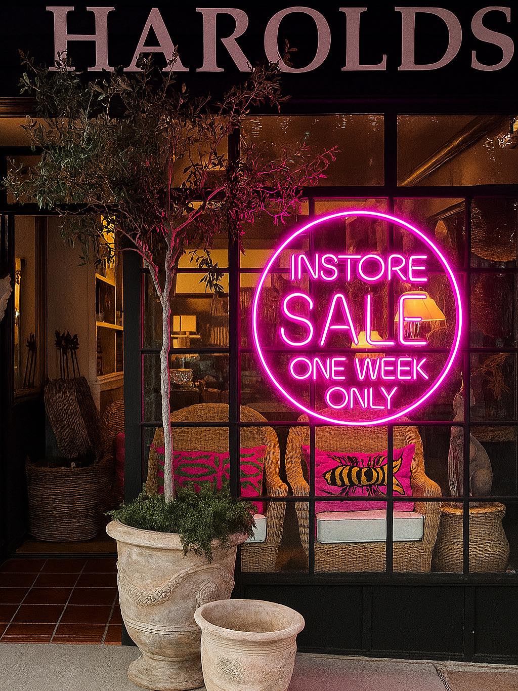 Harolds - { S A L E } For one week only, we’re having a sneaky little ...