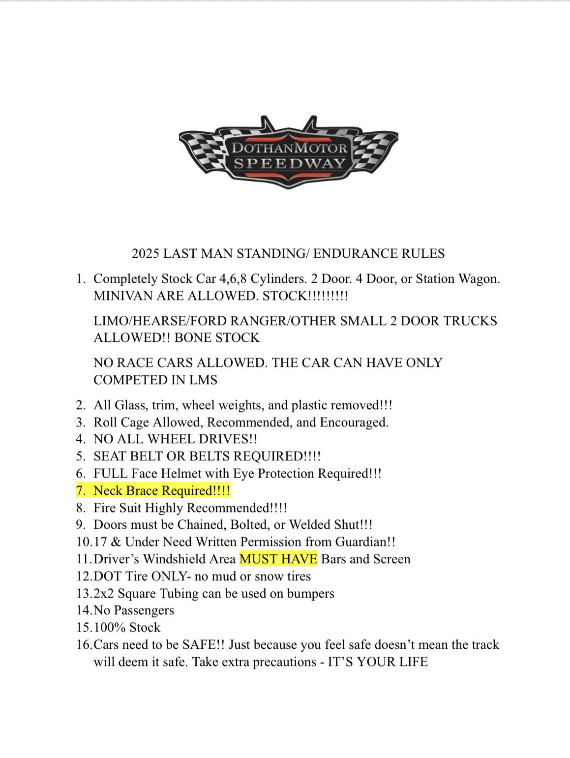 Cottonwood - LMS Rules!!! October 25th, 2025!!! 100 Laps 💲2️⃣0️⃣0️⃣0️⃣ ...