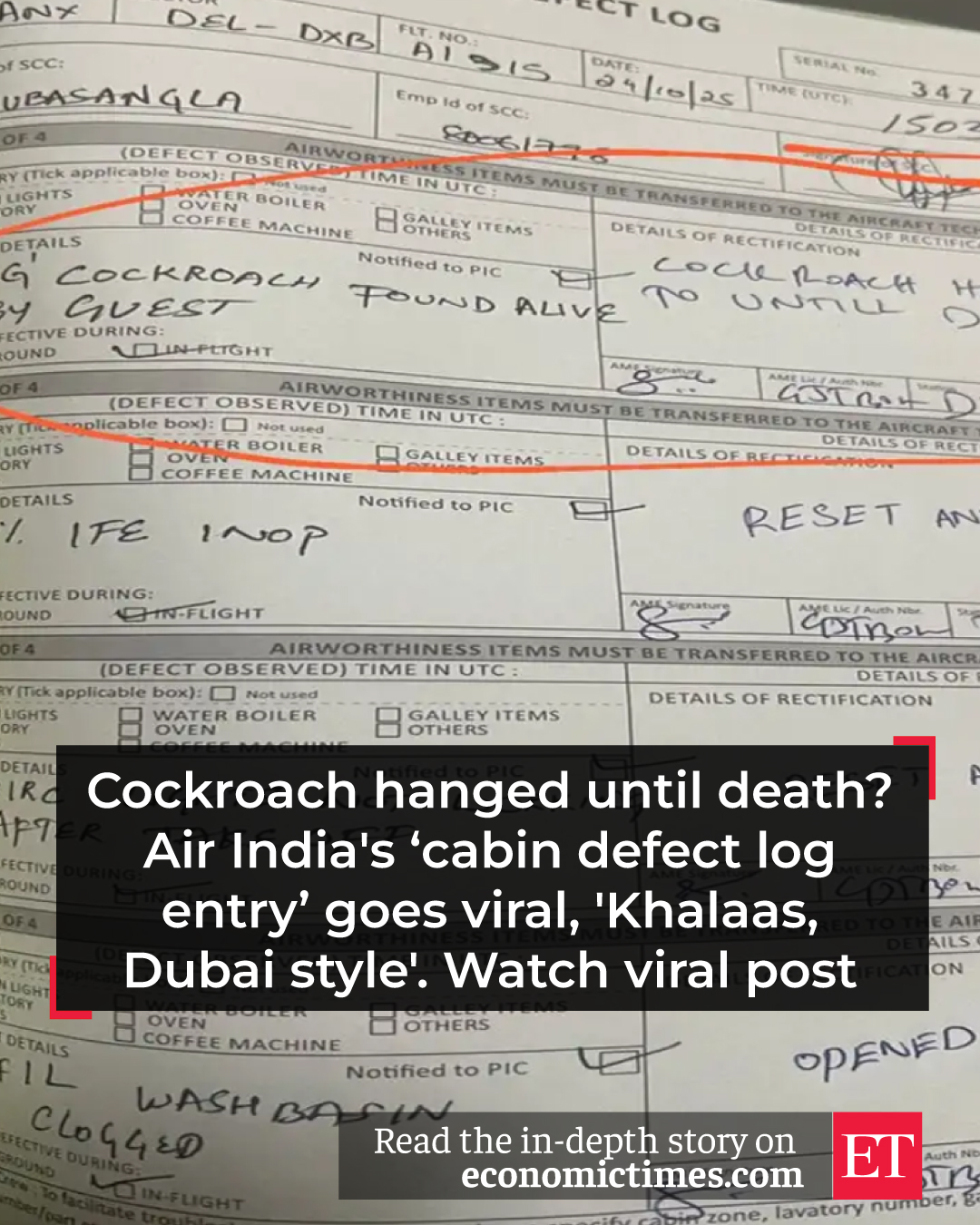The Economic - 🪳 “Cockroach hanged till death!” — yes, that’s what an ...