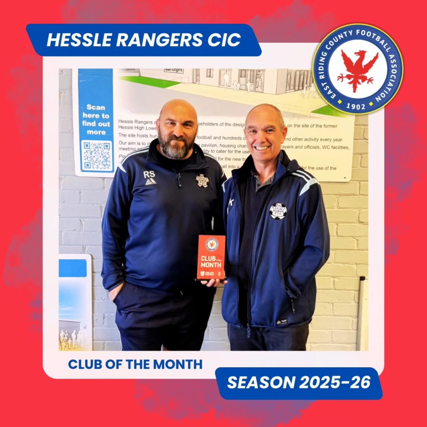 Hessle - Hessle Rangers are the ERCFA Club of the Month. This is thanks ...