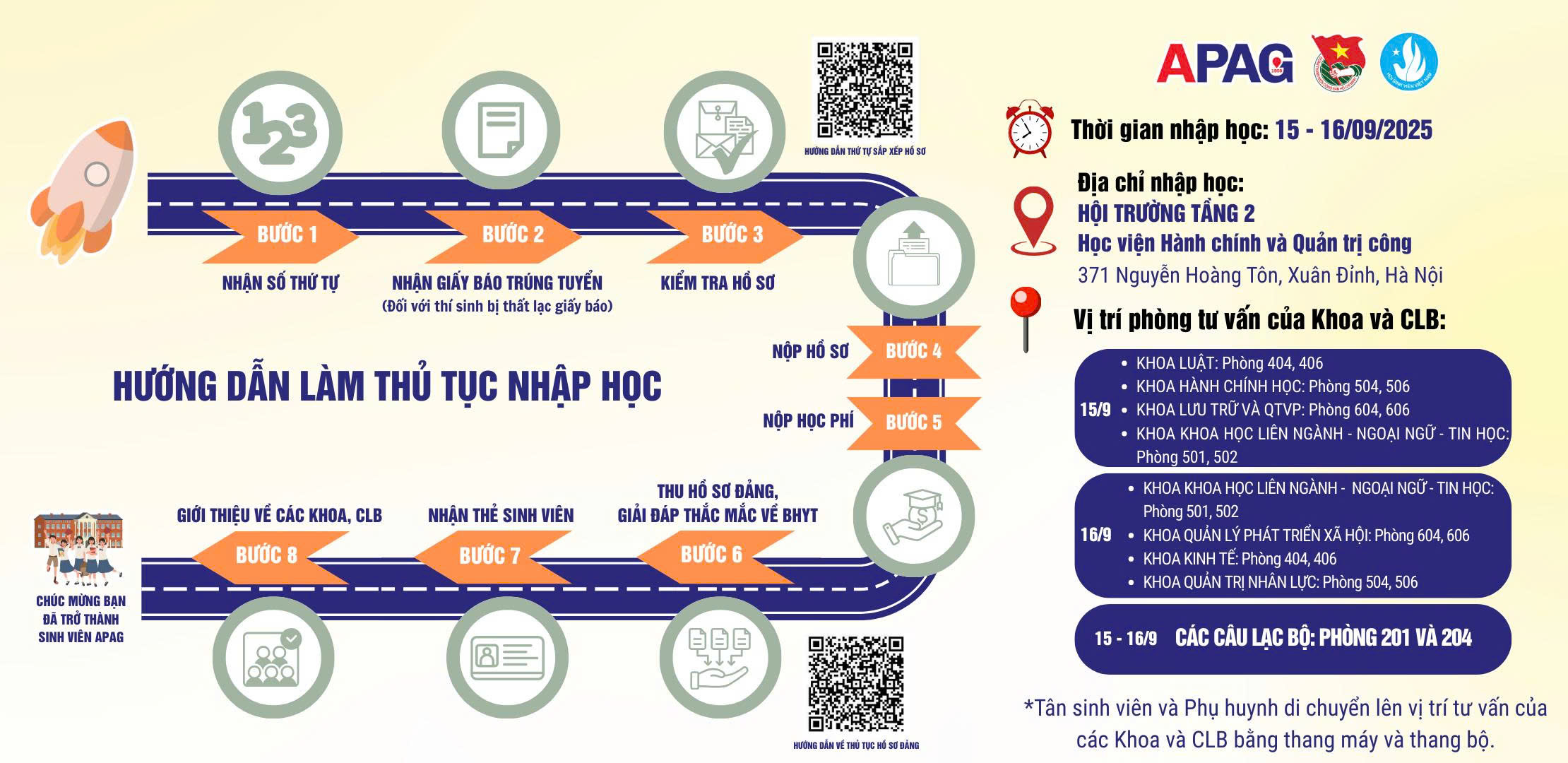 Công tác sinh viên - Học viện Hành chính và Quản trị công | Tay Ho