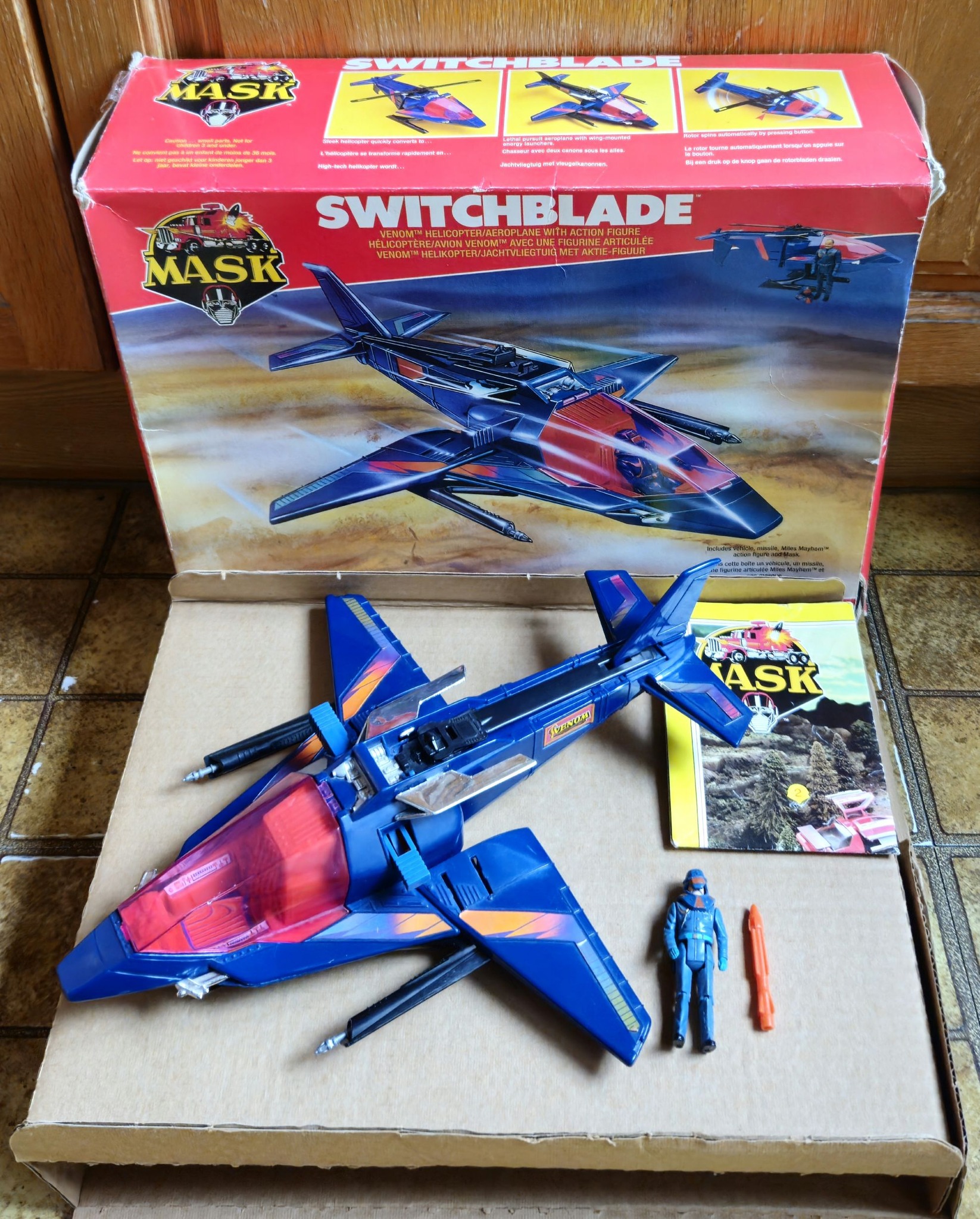 Kenner M.A.S.K Switchblade. MASK まま.. т 2生國 聖..子 SWITCHBLADE