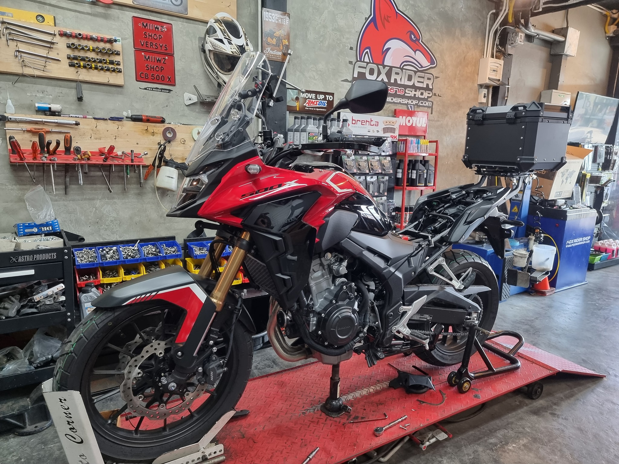 Fox Rider Shop - 🦊 CB500X ปี 2022 ติดตั้งแคชบาร์...