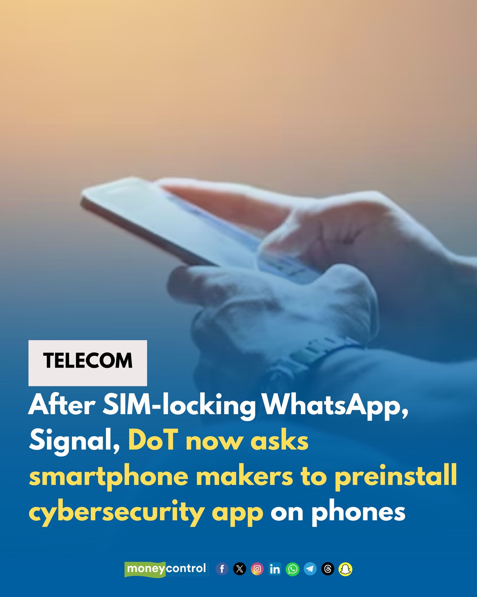 The Department of Telecommunications... - moneycontrol.com | Facebook