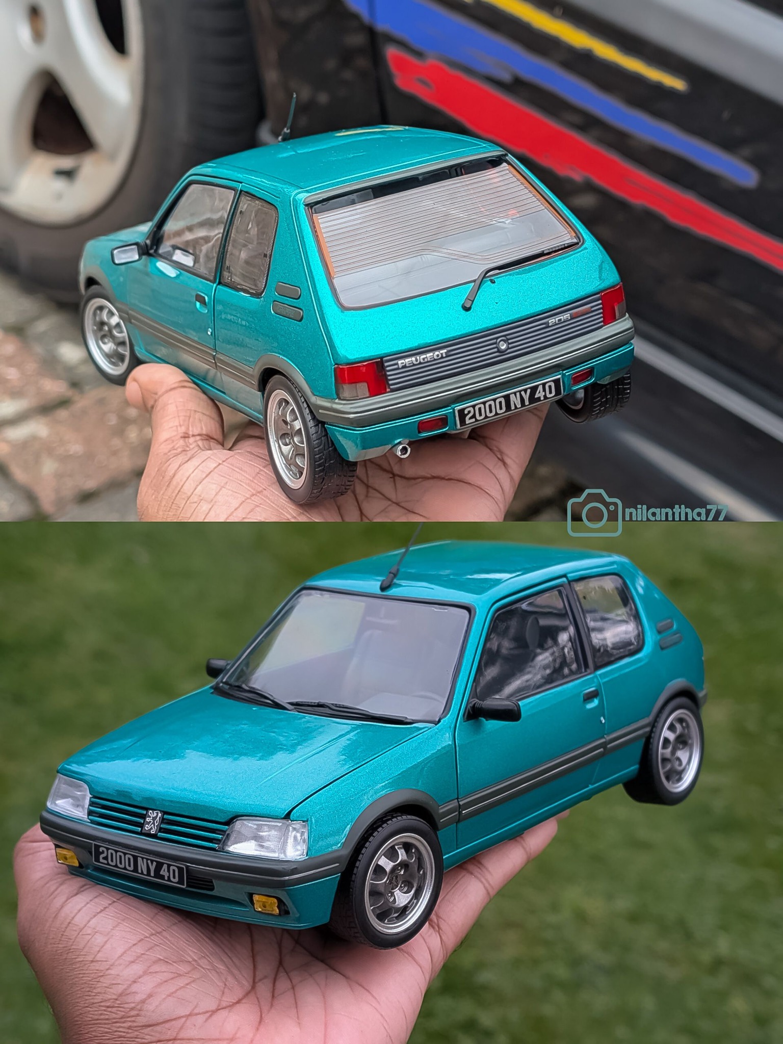 Norev 1/43e : Peugeot 206 CC Roland Garros 2002