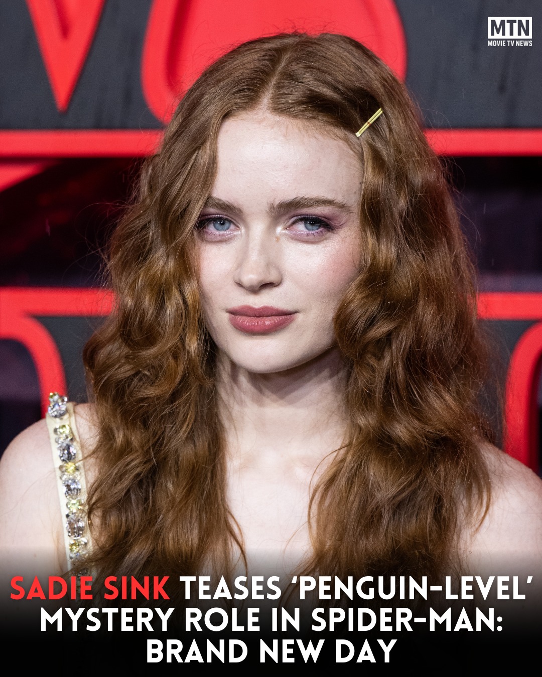 MTN - Sadie Sink has sparked major buzz by hinting at a “penguin-level ...