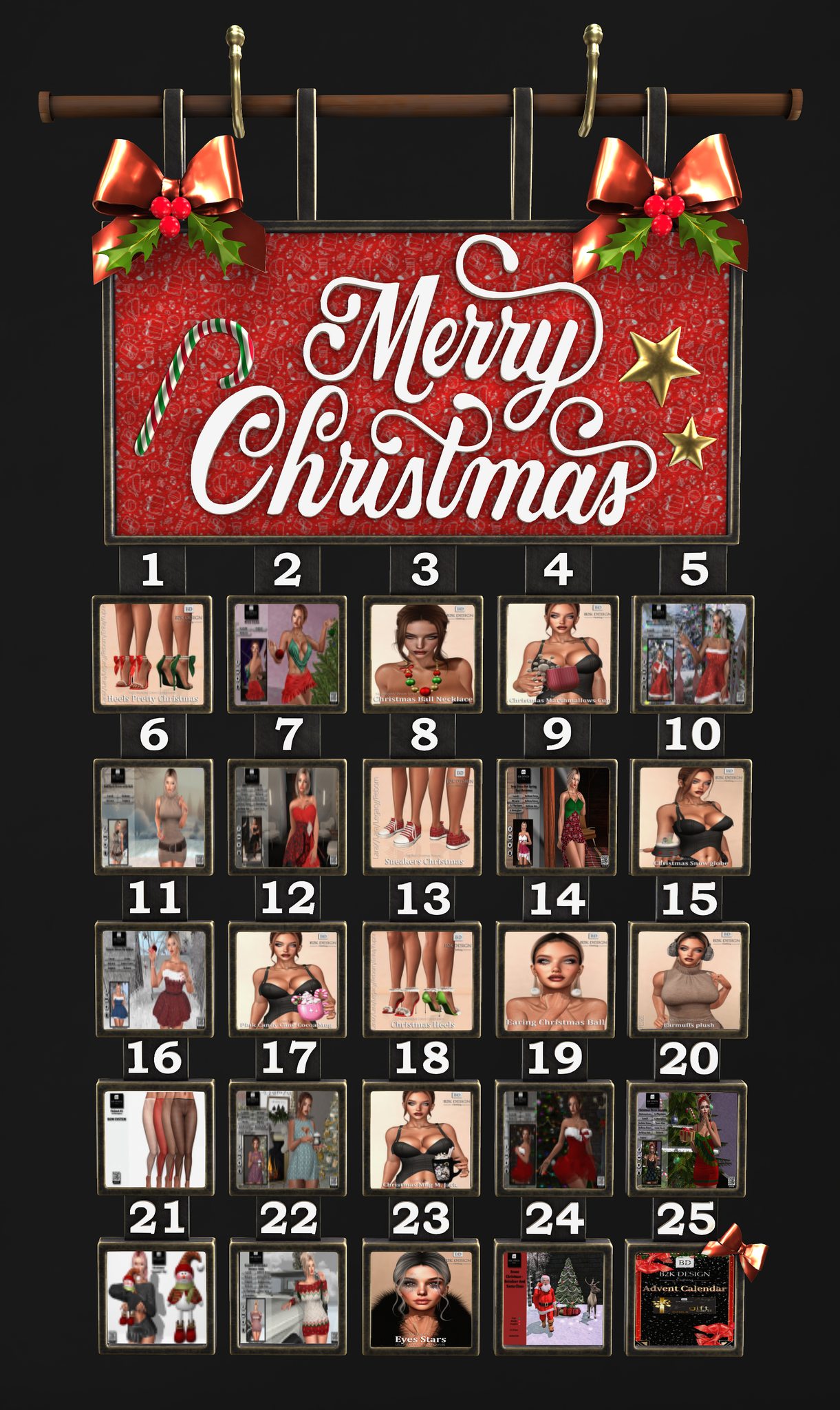 Hurry Up Dec 1st at Dec 25th - Christmas Advent Calendar in your